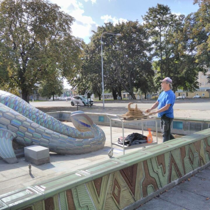 Scanisaurus – arbetet med att återställa europas största stengodsfontän
