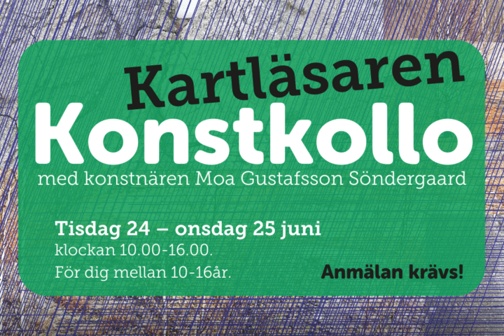 Konstkollo: Kartläsaren med Moa Gustafsson Söndergaard.
