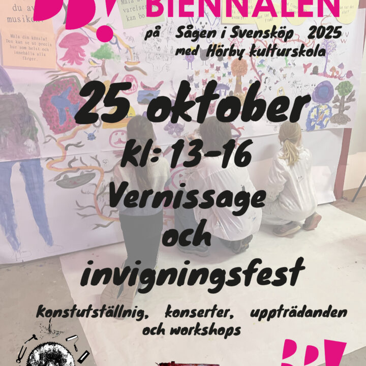 Vernissage och invigning av Bästa Festivalen på Sågen