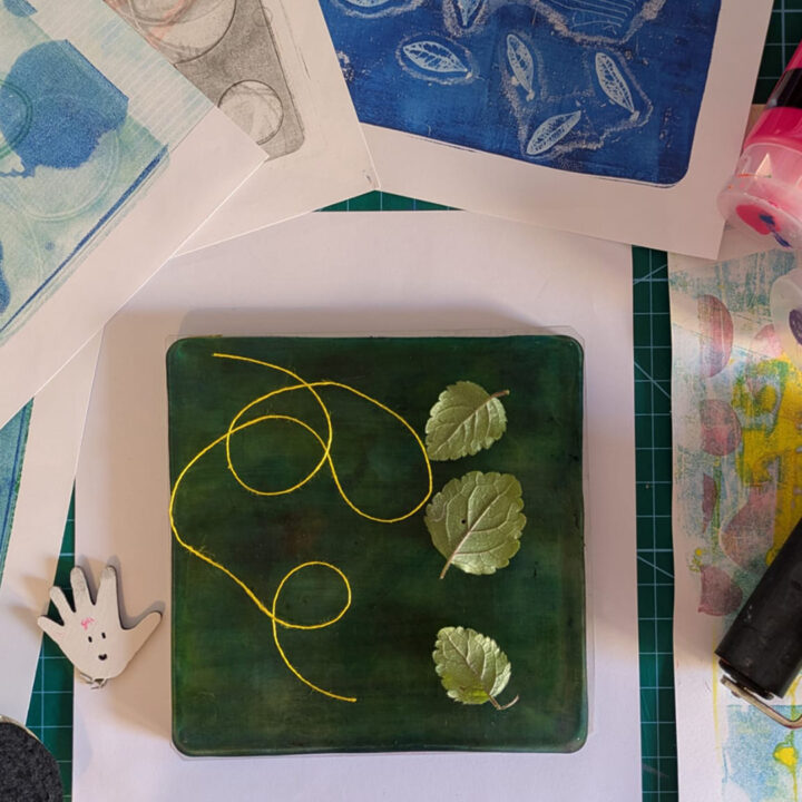 Workshop – prova på Gelli plate